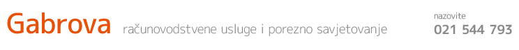 računovodstvo, knjigovodstvo, porezno savjetovanje, Gabrova d.o.o. Split